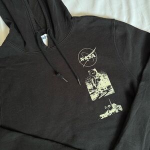 Old Navy Black NASA Graphic Hoodie